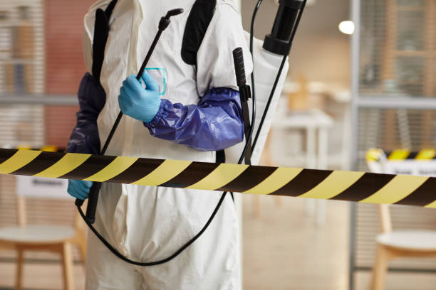 Professional Biohazard Cleanup technician working in North Lewisburg, OH